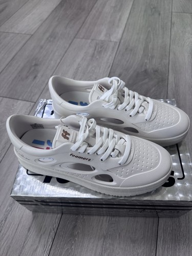 Foamers icon trainers white - white, uk