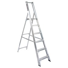 Lyte Class 1 MagnaStep Aluminium Platform Step Ladders 3-10 Tread - NESP Range