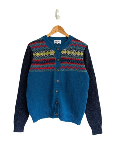Brora cardigan 100 wool size - brora,