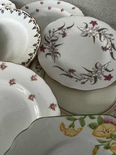 Vintage china side - china, plates