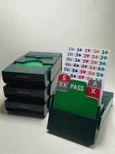 Bridge Bidding Boxes Set of 4