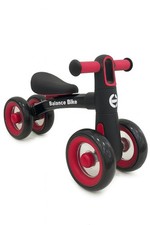 Baby Balance Bike 1 Year Old Toddler 4-Wheel Ride On Gift Adjustable Seat Toy