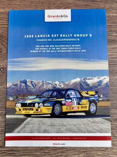 1983 lancia 037 rally - rally, group