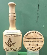 Freemason/ Masons Maul, Mallet, Maul and Soundboard.