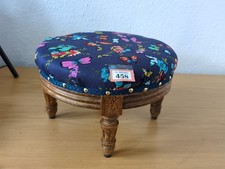 Vintage mahogany round foot