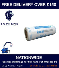 Knauf Insulation Loft Roll 100mm, 150mm, 200mm - Free Delivery over £150