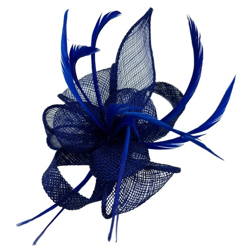 Small feather flower hair - small, hat