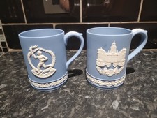 Wedgwood Tankard Mugs , Blue