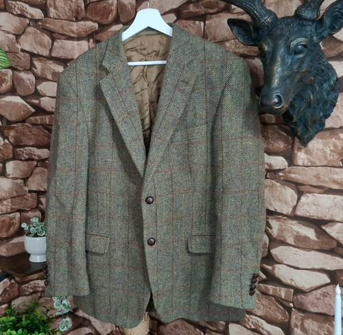 Vintage harris tweed jacket - tweed,