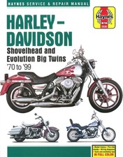 Harley Davidson Shovelhead & Evolution Big Twins (70-99) Reparaturanleitung/Buch