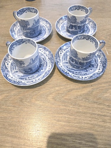 Spode blue italian demitasse - italian,