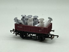 SP12 Custom Milk Churn Loaded 13t Flat Wagon OO Gauge Play Worn