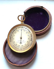 ANTIQUE POCKET BAROMETER