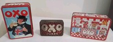 Vintage Oxo Cube Tins x 3