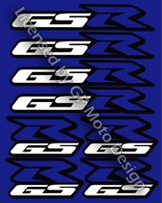Suzuki GS-R decal sheet 8