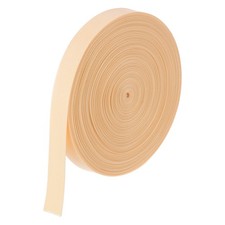 Flat Nylon Webbing Strap 1 Inch 10 Yards 1.1mm Thk for Bags Beige