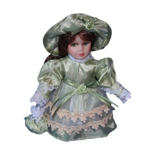 Porcelain female doll ceramic - doll,