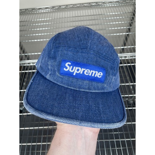 Supreme coated denim - denim, cap