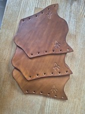 Leather overstrike for