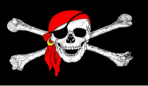 Skull crossbones pirate - skull,