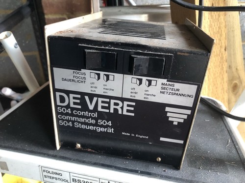 Vere 504 enlarger control - vere,