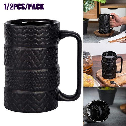Tyre tire mug large - tire, ceramic