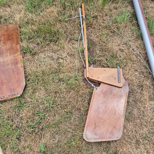 Mirror dinghy rudder and - mirror,