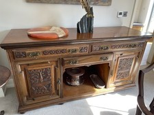Antique Carved Oak Sideboard