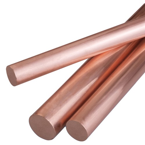 Copper solid round rod bar - copper,