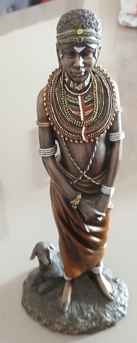 Bronze effect african masai - bronze,