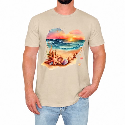 Beach sunset mens - beach,