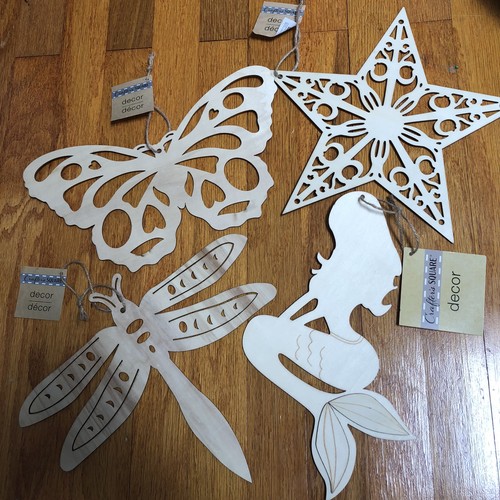 Crafters square hanging wood - 4,