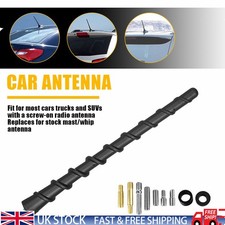 7" Universal Car Antenna Radio AM/FM Antena Roof Mast Amplified Signal Aerial UK