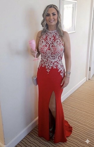 Mori lee red designer prom - lee,