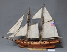 Harvey 1847 17" 443mm Scale 1:96  Wooden Model Ship Kits Ultimate version