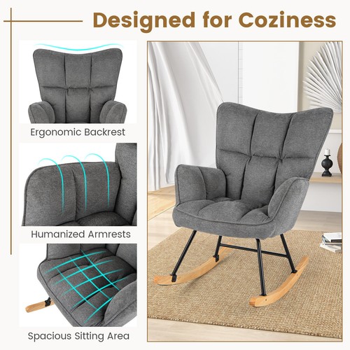 Chair upholstered glider - chair,