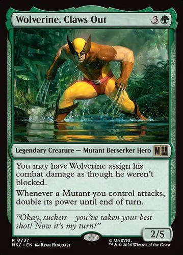 Mtg wolverine claws - mtg,