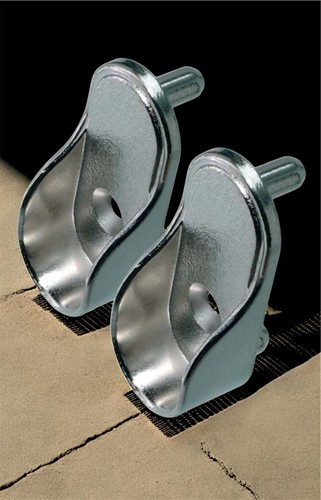 Wardrobe rail hanging end - x,