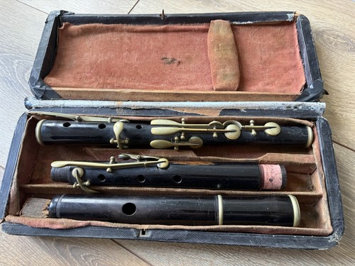 Antique wooden irish flute - irish,