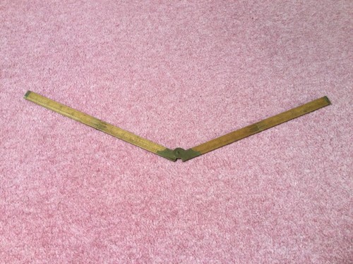 Vintage boxwood folding - vintage,