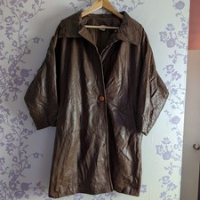 Vintage 80s brown leather