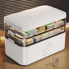 3-Layer Medicine Cabinet Family Storage Dustproof Large Capacity Case Organizer