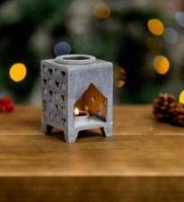 Oil Burner Wax Warmer Heart Soapstone Scent Oil Wax Melts Fragrance Gift