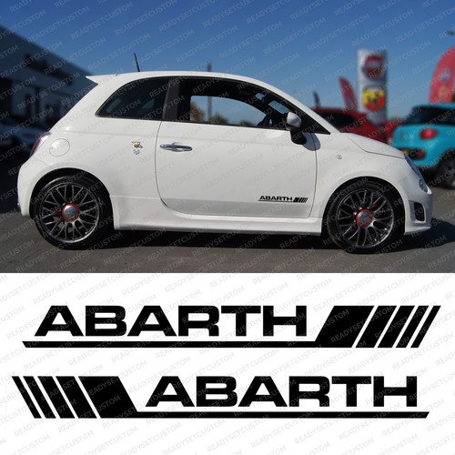 Pair abarth side decals - of,