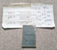 WW2 RCAF Flying Log Book IE
