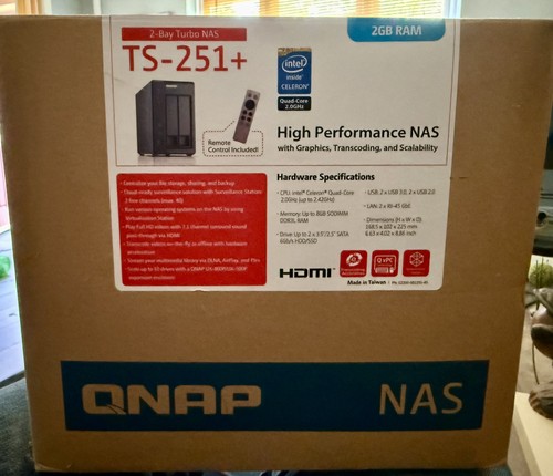 Upgraded qnap 251 bundle - upgraded,