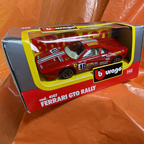 Bburago metal ferrari gto - ferrari,