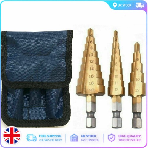 3pcs drill hss steel - 3pcs,