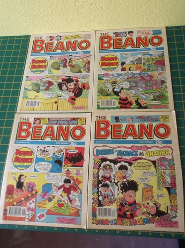 Beano comics four issues from
