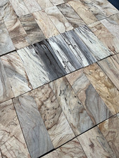 SPALTED ALDER knife scale